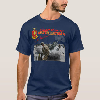 Artillery M198 Howitzer I want to be an Artillerym T-Shirt