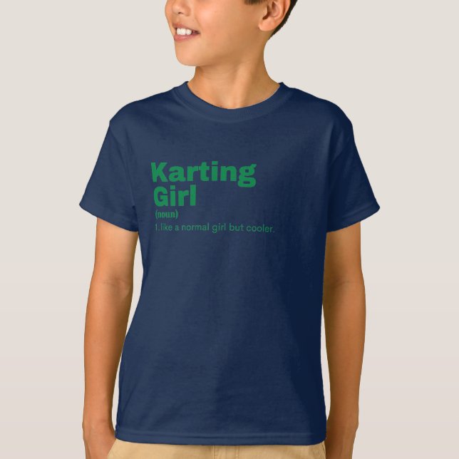 arting Girl - Karting T-Shirt (Front)