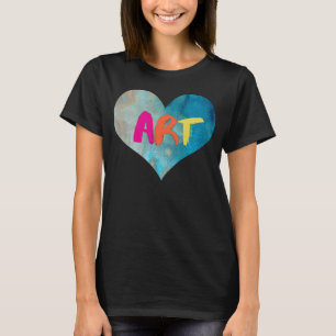 Artis Teacher For Colourful Heart T-Shirt