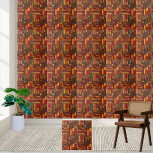 Artisan African Textile Design Tile