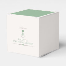 Artisan bakery branding cake box for new bakery