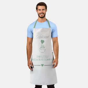 Artisan bakery business branding for new bakery apron