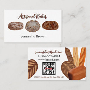 Artisan Bread Bakery Business Card