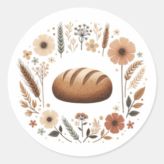 Artisan Bread Bakery Label | Cottagecore Bread