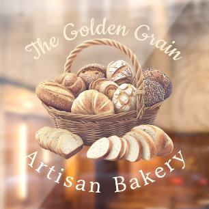 Artisan Bread Basket  Window Cling