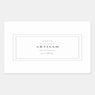 Artisan Bread Food Label Stickers