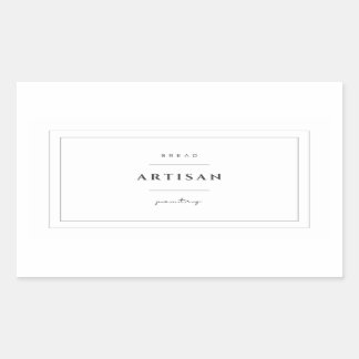 Artisan Bread Food Label Stickers