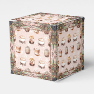 Artisan Café Watercolor Favour Box