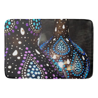 Artisan Craft Gourd Turkish Lanterns Acrylic Art Bath Mat
