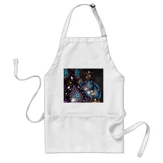 Artisan Craft Gourd Turkish Lanterns Acrylic Art Standard Apron