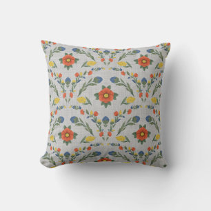 Artisan Floral Home Pillow