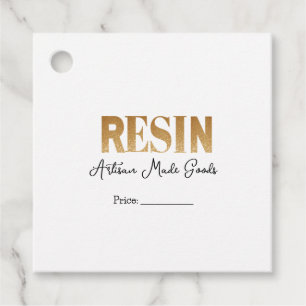 Artisan Made Goods Resin Price Tags