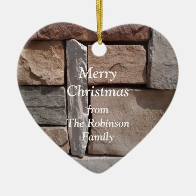 Artisan Masonry Ceramic Tree Decoration (Front)