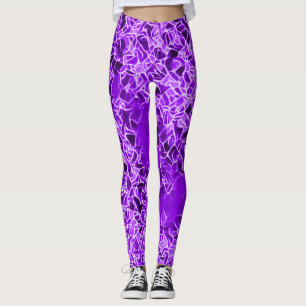 Artisan Plum Purple Electric Yoga Leggings