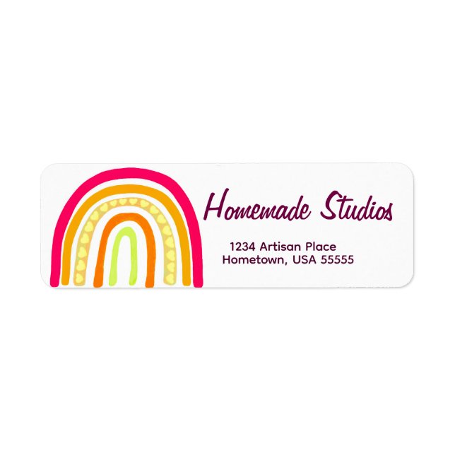 Artisan Rainbow Handmade Happiness (Front)