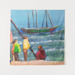 Artisanal Fishermen Tapestry