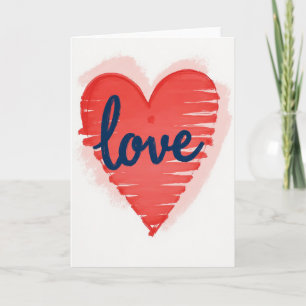 Artisanal Love Heart Card
