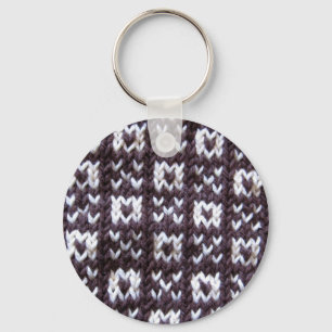 Artisanware Knit Kisses and Hugs Key Ring