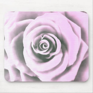 Artisitc Big Pale Peach Rose Mouse Mat