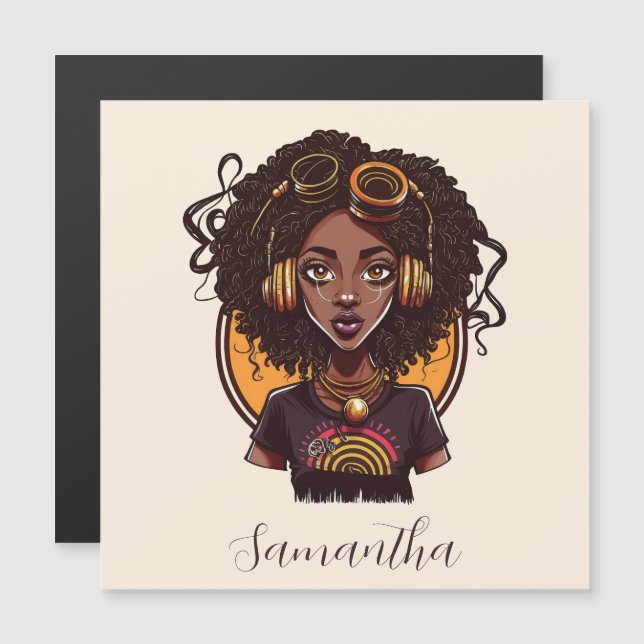 Artist Afro Woman (Front/Back)