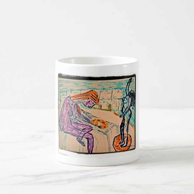 Artist and Model Coffee Mug (Center)