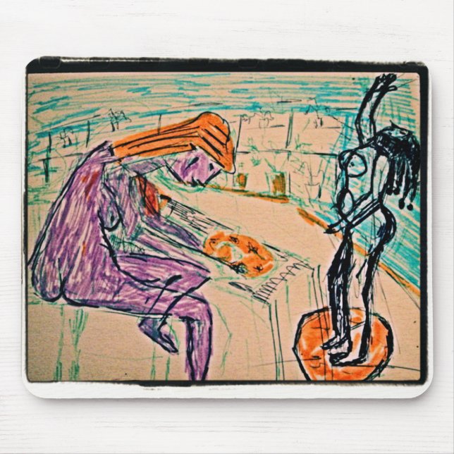 Artist and Model Mouse Mat (Front)