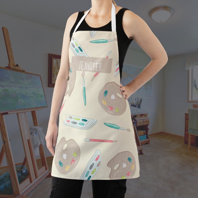 Artist Apron Smock with Art Supplies (Creator Uploaded)
