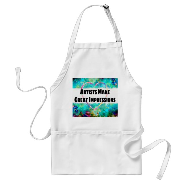 Artist, Art teacher apron! Art quotes Standard Apron (Front)