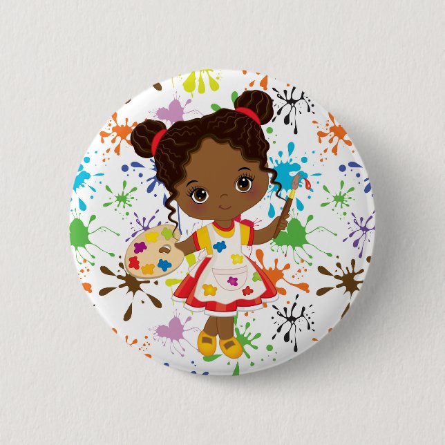 Artist At Work Button (Front)