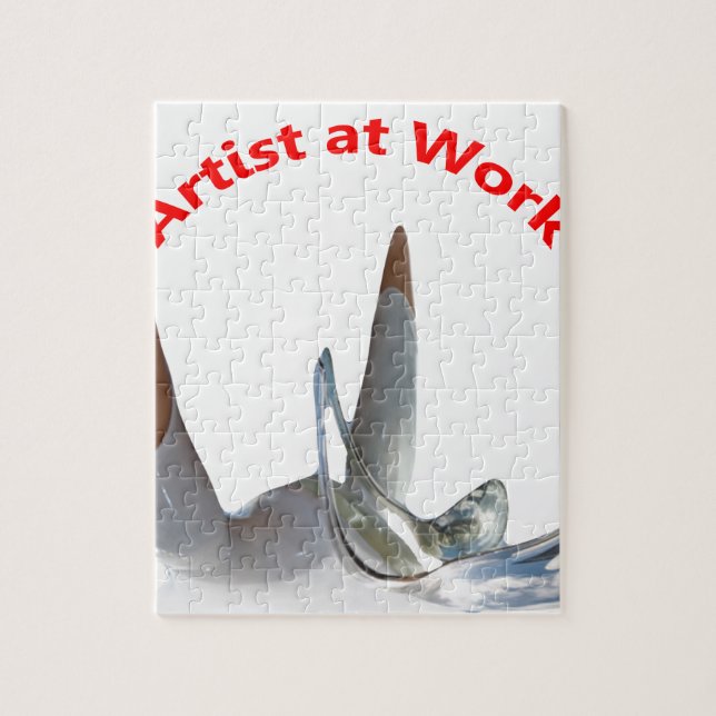 Artist at Work Jigsaw Puzzle (Vertical)