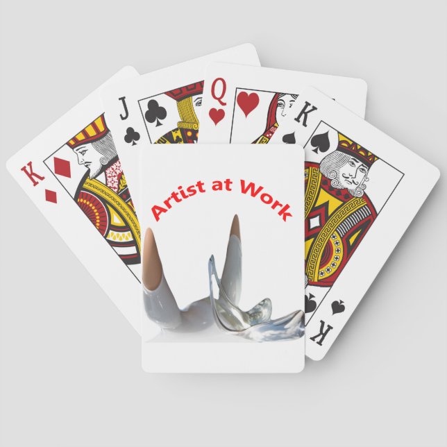 Artist at Work Playing Cards (Back)