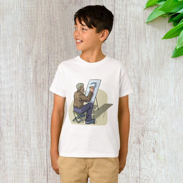 Artist At Work T-Shirt (Creator Uploaded)