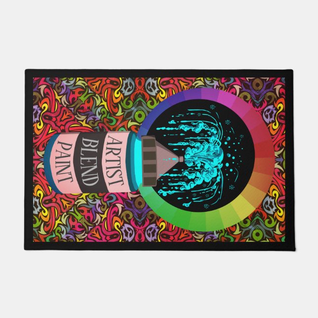Artist Blend Paint Door/ Work Mat (Front)