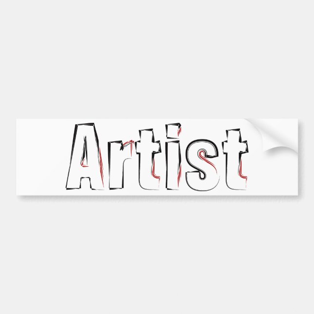 Artist Bumper Sticker (Front)
