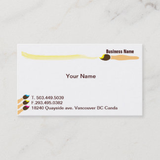 artist business card