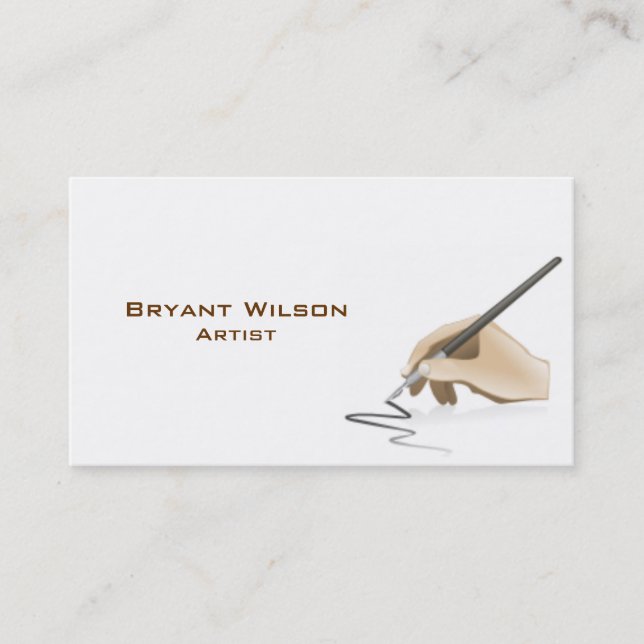 Artist Business Card (Front)