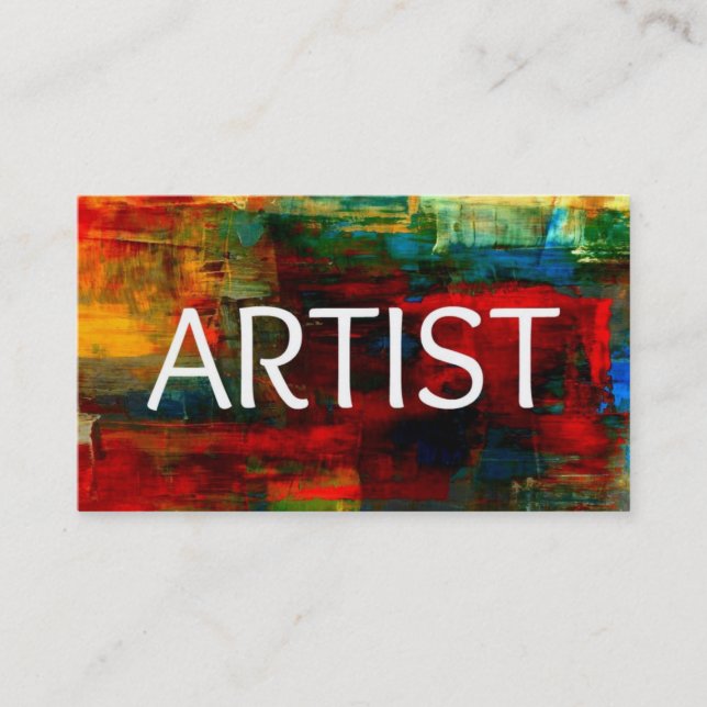 Artist Business Card (Front)