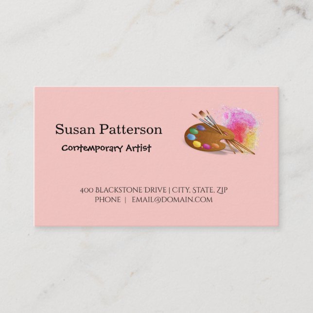 Artist Business Card (Front)
