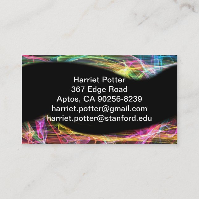 Artist Business Card (Front)