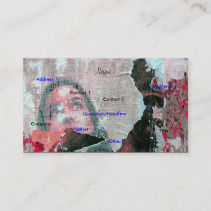 Artist Business Card - Customisable