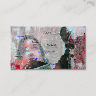 Artist Business Card - Customisable