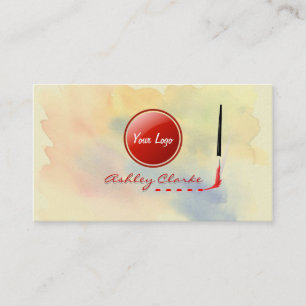 Artist Business Card (Red Version)