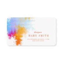Artist Business Card Round Corners