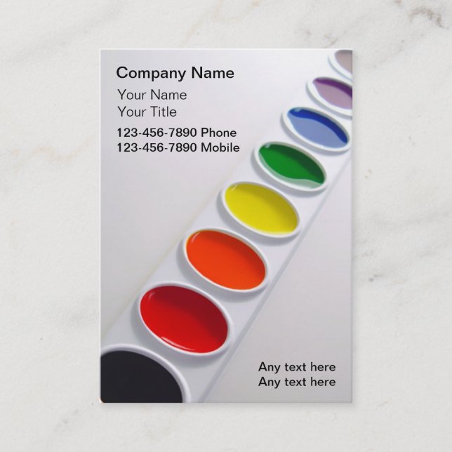 Artist Business Cards (Front)