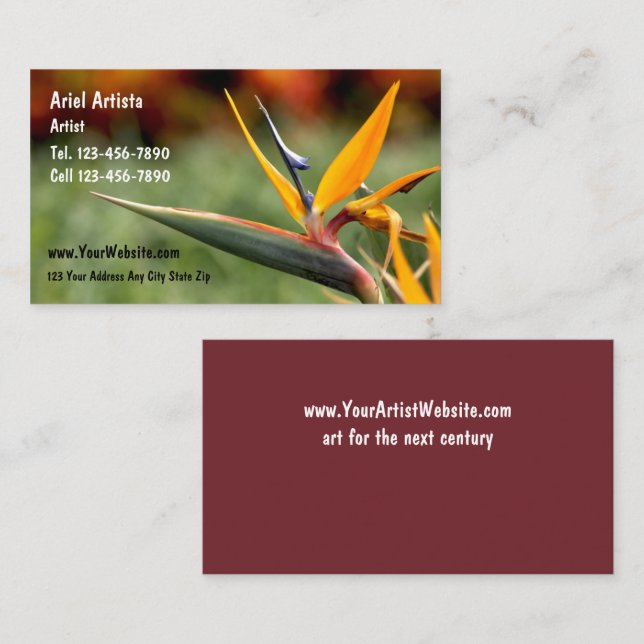 Artist Business Cards (Front/Back)
