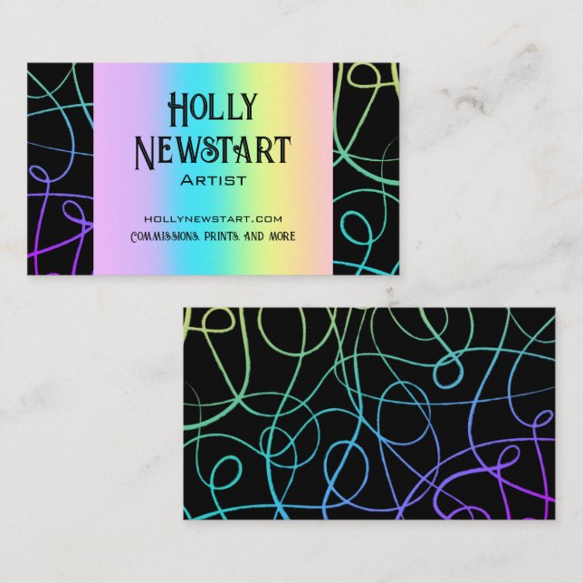 Artist Business Cards (Front/Back)