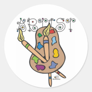 Artist Classic Round Sticker