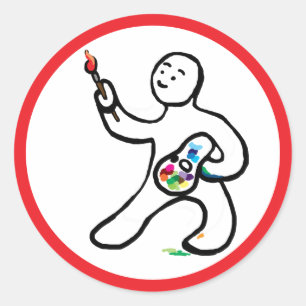 Artist Classic Round Sticker