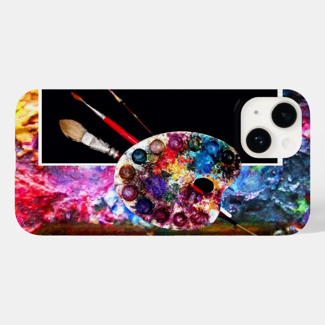 ARTIST COLOUR PALETTE ,Black Case-Mate iPhone Case (Back (Horizontal))