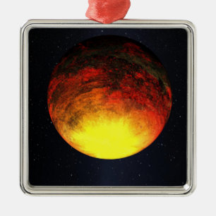 Artist concept of Kepler-10b Metal Tree Decoration